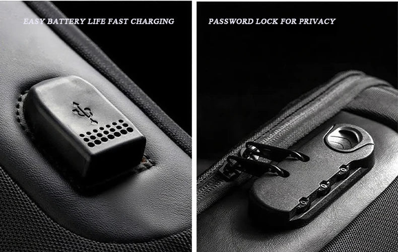 Portable Shockproof Storage Bag with USB Charging for Steam Deck