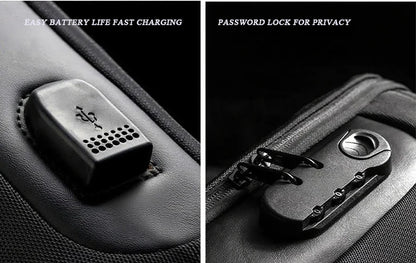 Portable Shockproof Storage Bag with USB Charging for Steam Deck